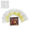 Oud Strings Set Clear Nylon Silver-Plated Copper Alloy Wound Strings Replacement Oud Accessories Parts (11 Strings)