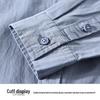 ROMON Men's 100% Cotton Long-Sleeve Casual Shirt