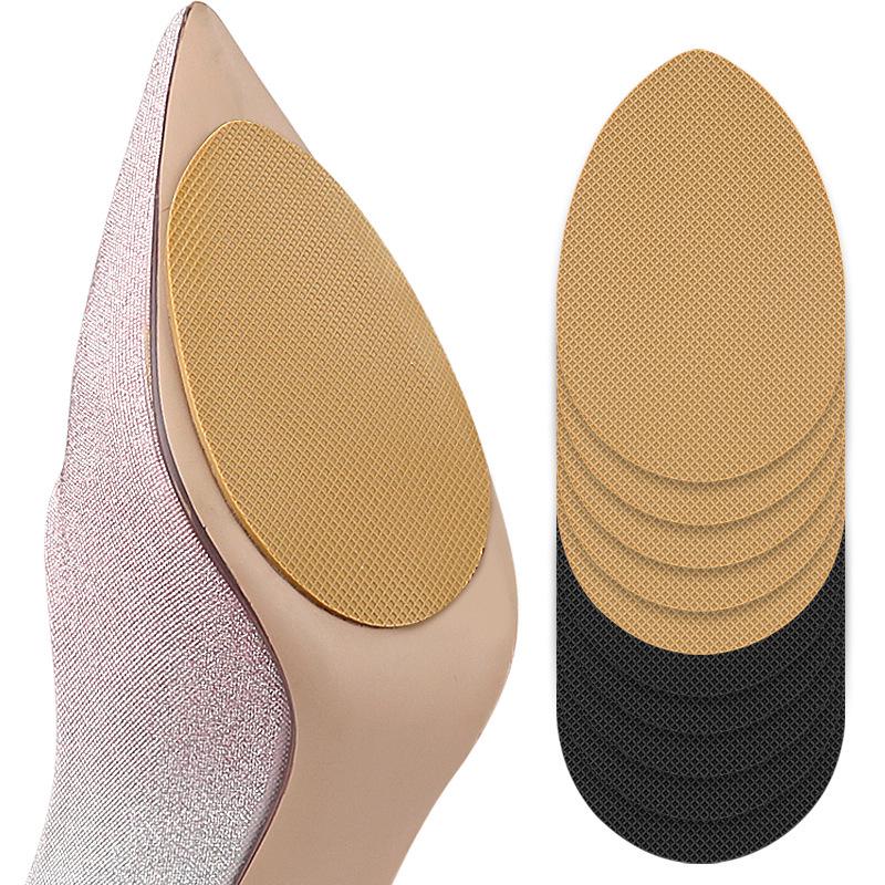 Silicone Anti-Slip Sound-Dampening Pads for Shoe Soles: Wear-Resistant Stickers for Flats, Heels, and Leather Shoes.