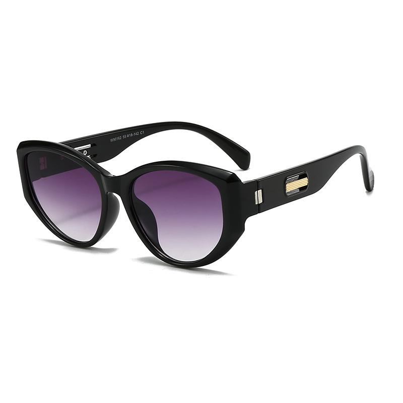 Oval Glamour Fashion Women Sunglasses Luxury Men Brand Glasses Shades Retro Vintage Shades UV400