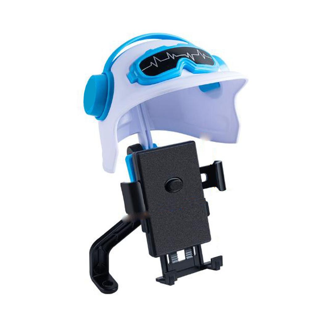 Multi-Functional Small Helmet, Bike & Motorcycle Mobile Phone Mount, Navigation Stand for Electric Bikes and Delivery Riders