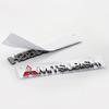 1Pcs 3D Aluminum Badge Car Styling Body Car Side Fender Decorative Sticker For MITSUBISHI Lancer EX Competition Outlander ASX