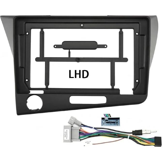9 Inches Compatible with Honda CRZ CR-Z 2010-2015 Android Screen Dask Car MP5 Player Stereo Radio Frame Fascias Cable Navigation Panel Kit(Frame and