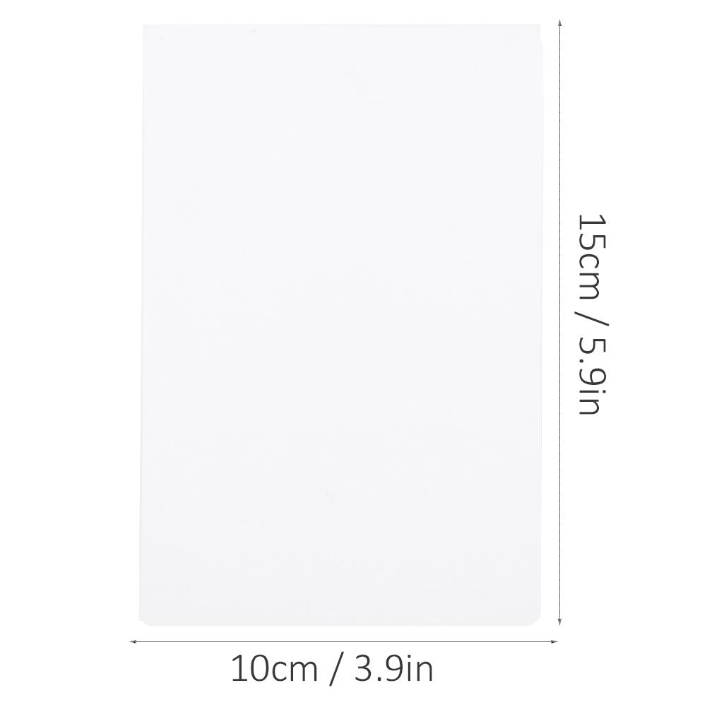 100Pcs White Cardstock Paper Thick Chipboard Used for Book Cover Tagboard Photobook Envelope