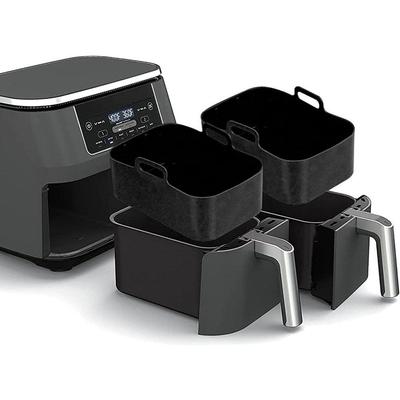 2 pezzi di pentola in silicone per friggitrice ad aria compatibile con DZ201 Foodi 8QT, rivestimento in silicone riutilizzabile per friggitrice ad aria