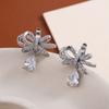 Rhinestones Clip on Earbuds Clip Open Ear Removable Ear Accessories DIY Decoration for Freeclip