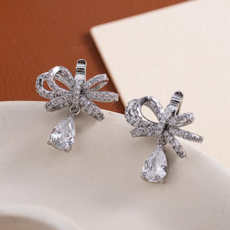 Rhinestones Clip on Earbuds Clip Open Ear Removable Ear Accessories DIY Decoration for Freeclip
