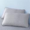 2 Pack Cooling Pillow Covers Ice Silk Fabric Washable Pillowcase 48x74cm Soft Breathable Design with Envelope Closure