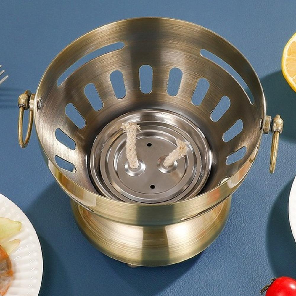 Portable Single Person Hotpot Stainless Steel Cooking Pot Easy To Clean Chinese Hot Pots  Picnic