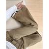 Women's Low-Waist Wide-Leg Flare Jeans In Khaki Latte Brown