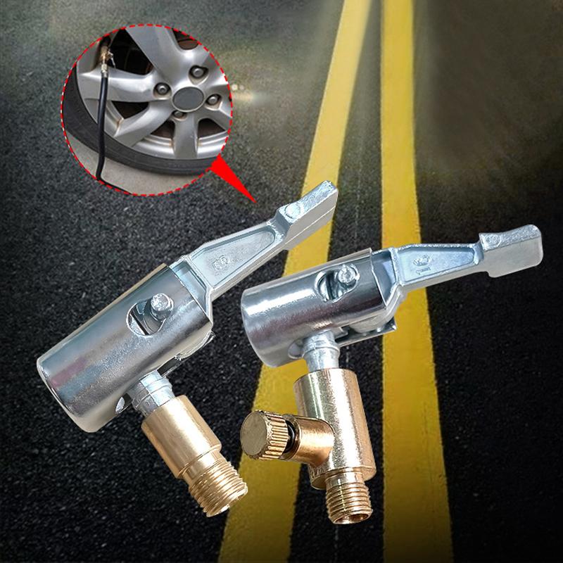 Bomba Inflável Portátil Para Pneu de Carro Bico de Ar Compressor Inflador de Pneu Bico de Pneu Com Conector de Espigão Para Reparo de Mangueira