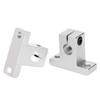 2pcs Linear Motion Shaft Bearings 10mm Aluminum Alloy Rod Rail Guide Supports for Linear Orbital