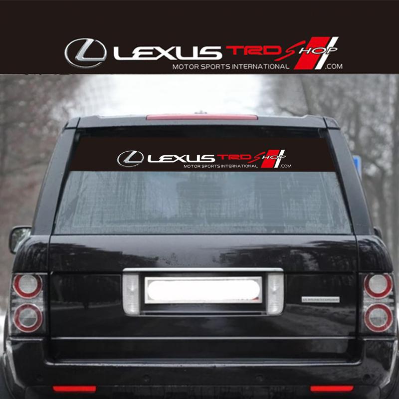 Car Front Rear Windshield Decal Sticker Decoration For Lexus GS IS LS500h ES260 ES300h RX350h NX260 UX260 LM LC RZ450e TX RC CT2 BT9 