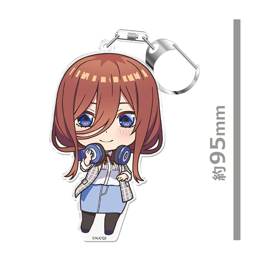 The Quintessential Quintuplets Puni Keychain Miku Nakano [azumaker] Colle! (with stand)