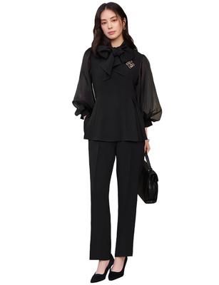 Conjunto de Calça e Blazer ECUSSY Terno de Cerimônia para Entrada Formal Formal para Mulheres em suas e Tamanhos Grandes [ECUSSY] Feminino - Casamentos, Festas, Recepções,