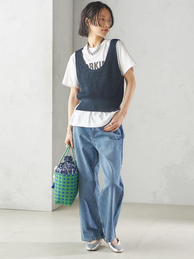 SHIPS for Women Knit Paper Polyester Sleeveless One Size 2-Way Pullover, 316610256, Navy,