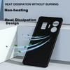 HotFire Phone Case for Realme GT Neo 5, Protective Cover with Upgraded Shockproof Silicone Lens Protection, Unisex Frosted Design - Midnight Black