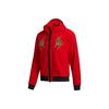 Men's Red Hooded Sports Jacket