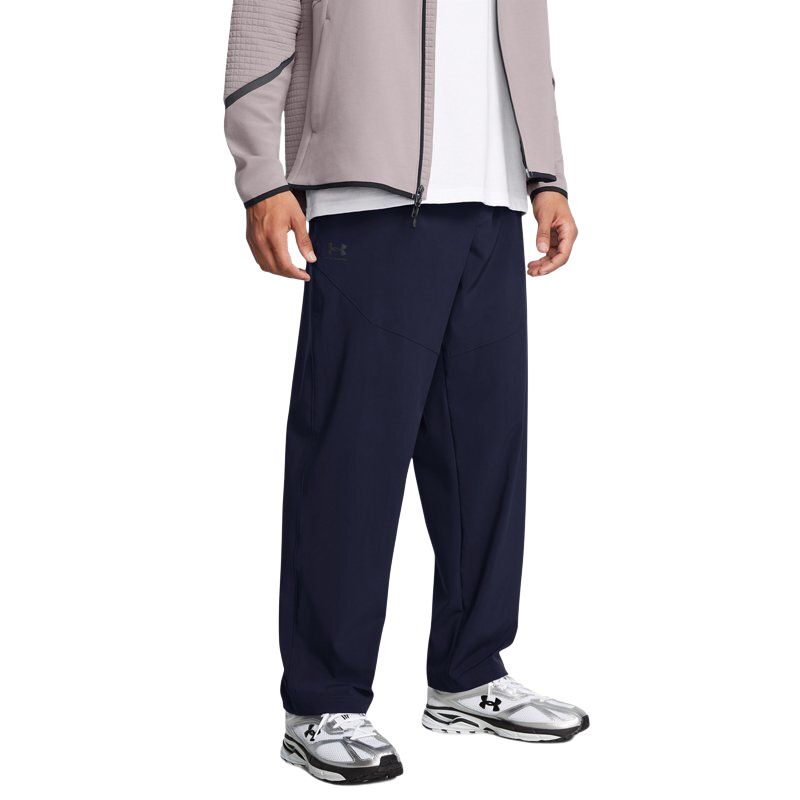 Under Armour UA Vibe Solid Woven Comfortable Training Pants Men bottoms Navy-Blue 1386556-410