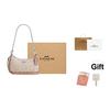 Coach Teri 19 Logo Fermeture éclair Sac bandoulière Sacs pour femmes Small Milk-Tea CW323-SVPWH