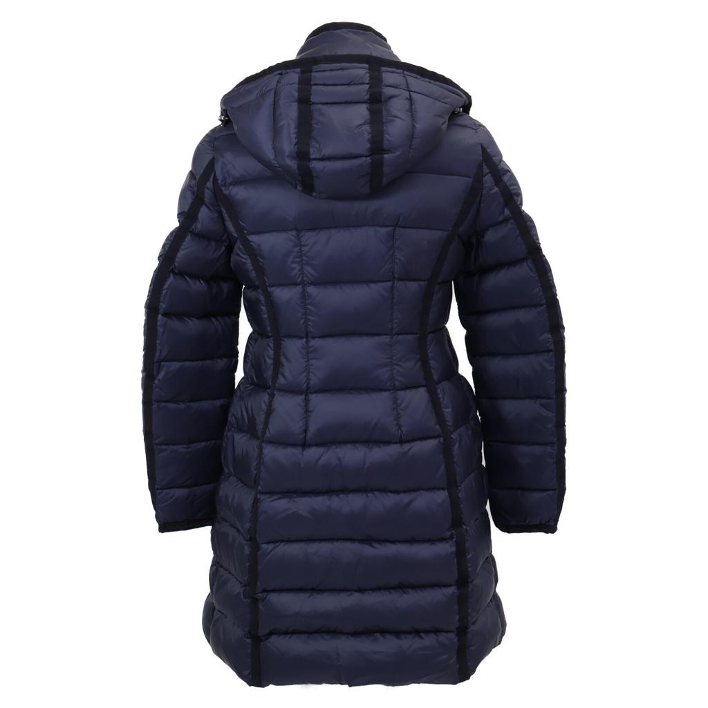 MONCLER HERMINE Hermine hooded down jacket coat O NavyUsed