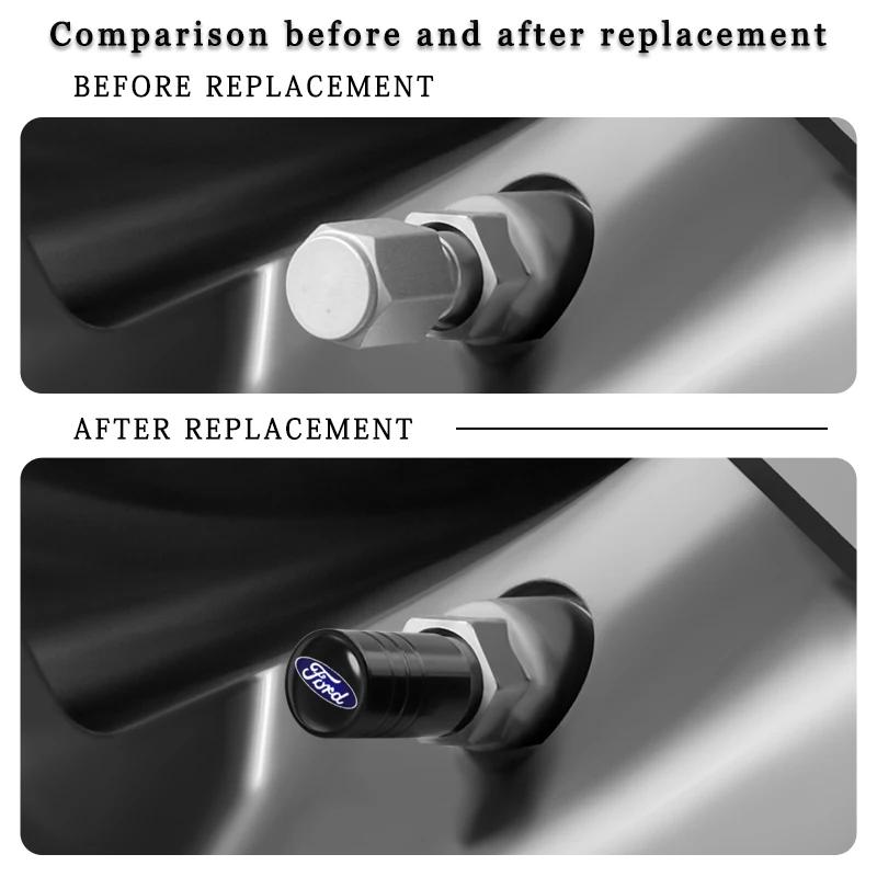 4Pcs Car Tire Valve Stems Cap Aluminum Wheel Stem Air Caps For Peugeot 108 106 406 407 408 206 207 208 306 307 308 508 2008 3008