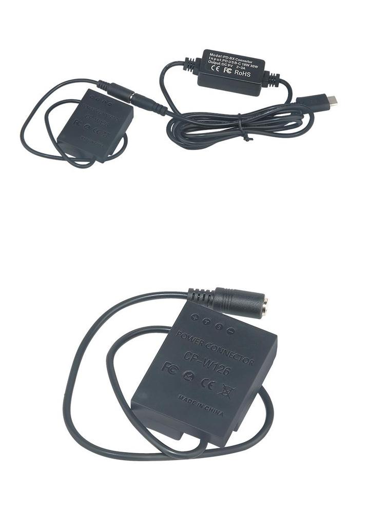 NP-W126 USB-C Adapter for Fujifilm XT1/XT2/XT3/XT30/XT10/XS10/X-PRO1