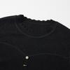 JUZUI Women's Elegant Wool Blend Knitted Sweater with Waist Cinch