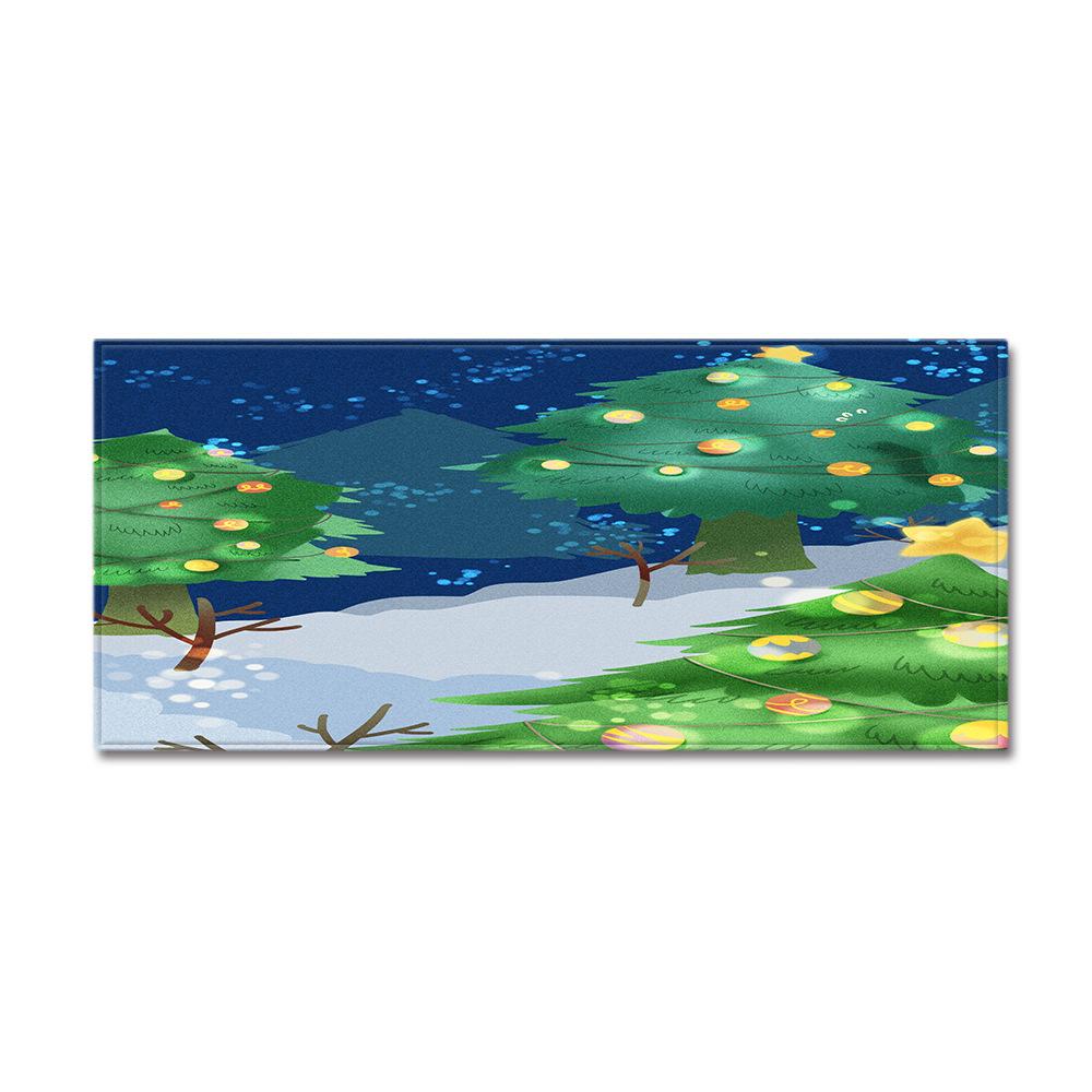 Christmas Kitchen Sand Carpet Doormat Long Floor Mat