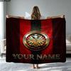 1PC Eintracht Frankfurt Custom Name Patterned Flannel Blanket Suitable For All Seasons for Home Decor Warmth and Comfort Gifts Holiday Present