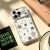 Plaid Pentagram for Apple Oppo Airbag iPhone17/16Pro Mobile Phone Case Huawei Transparent Vivo Female