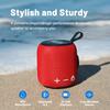 Sanag M7 Portable Bluetooth Dual Wireless Mini 360 HD Surround Sound Rich Stereo IP67 for and Red Speaker, 5.0 Pairing, Speaker, & Bass, 24-Hour
