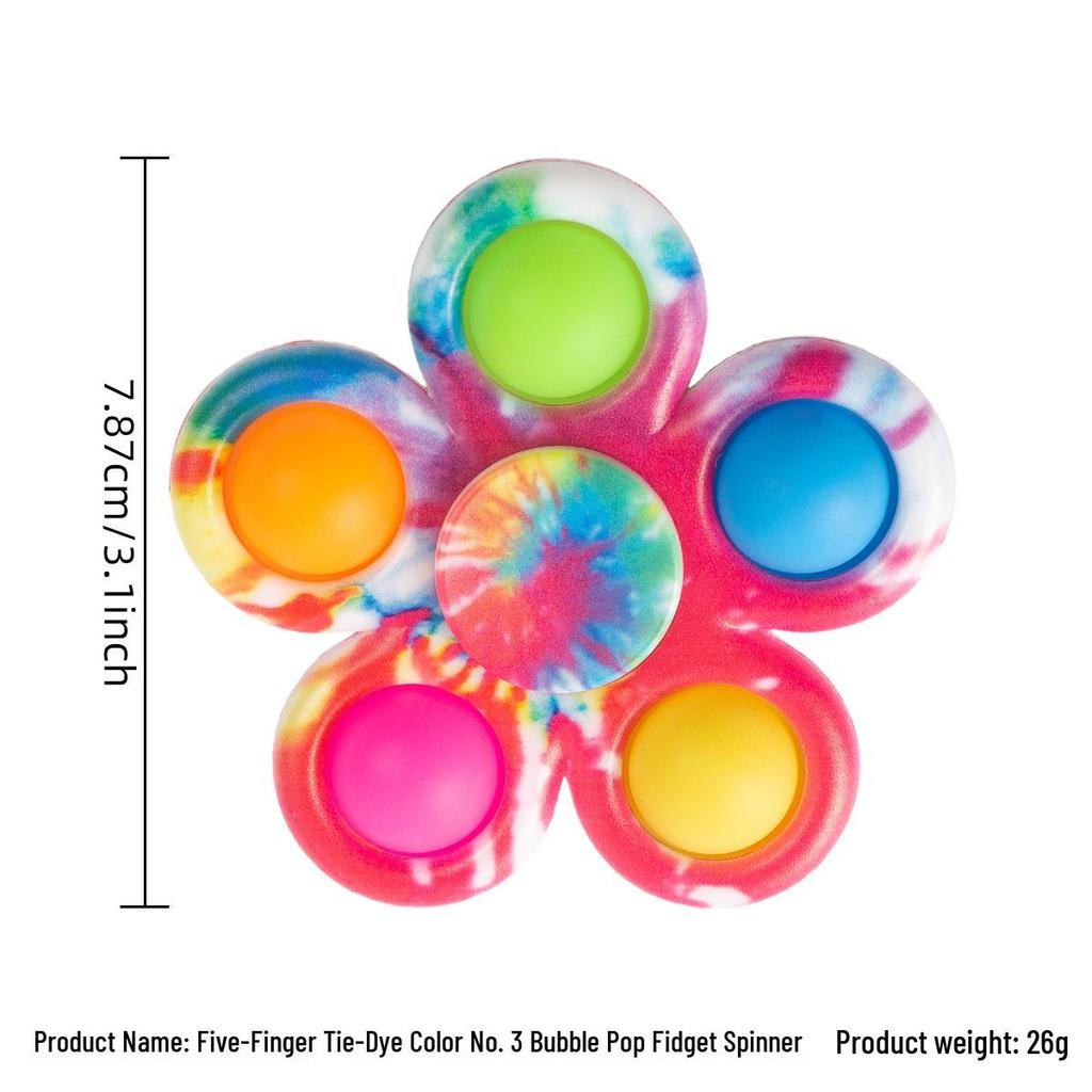 Fidget Spinner Bubble Pop Stress Relief Toy