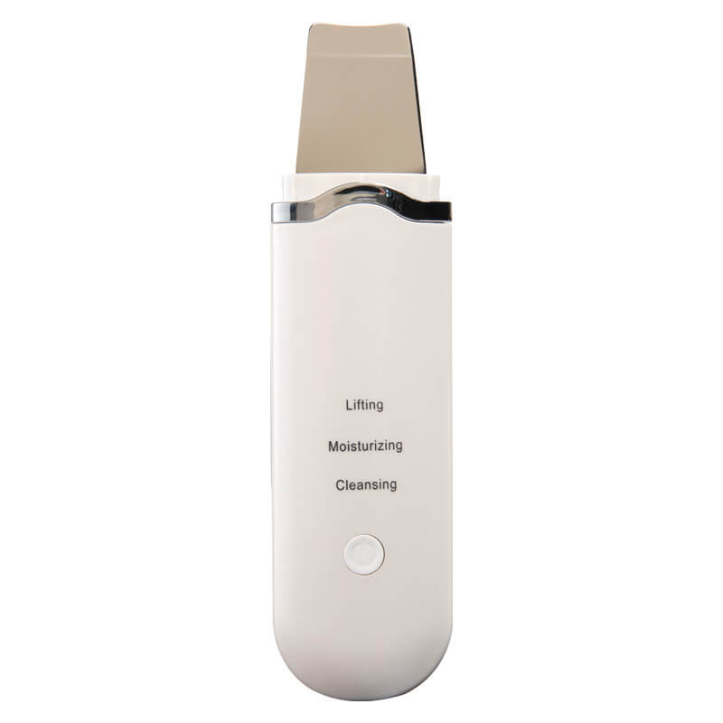 SHOmfrs Professional Ultrasonic Face Skin Scrubber Shovel Pores Cleanser Rechargeable Spatula Blackhead Remover Facial Cleaner