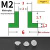 T-förmige Nylon-Dichtungsscheibe M3-M35 Gewinde Isolierabstandshalter
