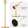 3Pcs Rust-proof Luxury Candlestick High Footed Wedding Candle Stand  Living Room