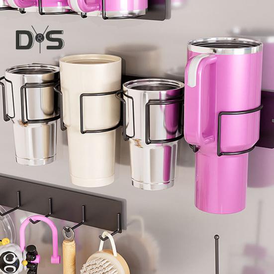 Magnetic Cup Storage Rack Water Bottle Holder Rustproof Strong Load-bearing Easy To Install Water Bottle Organizer