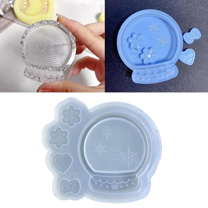 Crystal  Shape Shaker Silicone Moulds Resin Shaker Molds Resin Casting Mould Silicone Material for  Pendant Craft