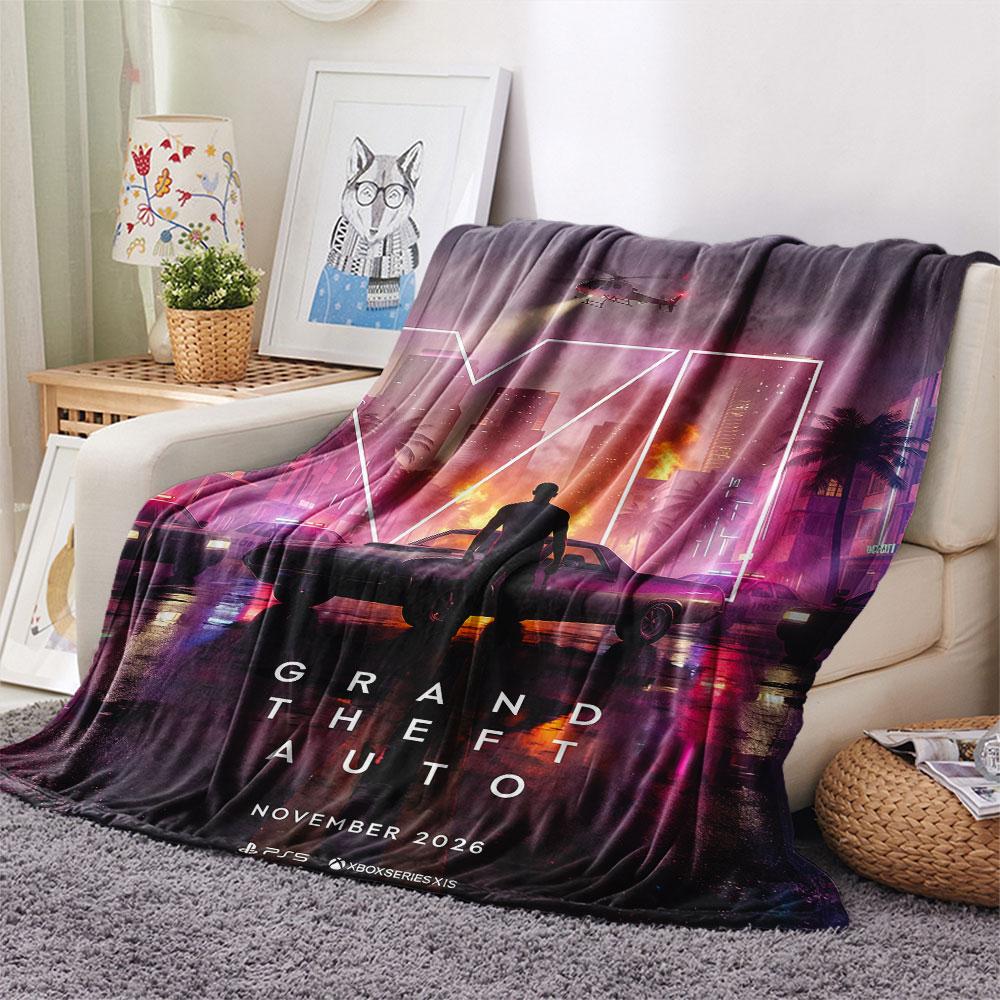 1PC GTA Glory Blanket, High quality Comfortable for All Seasons, Home Decor, Warmth and Comfort