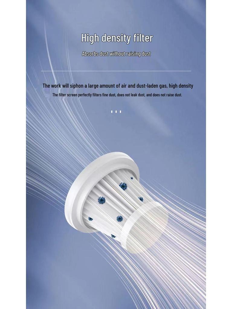 Rechargeable Dual-Purpose Vacuum & Blower: Handheld Cleaner for Home, Car, Desktop, Wardrobe & Hair Drying Tasks.