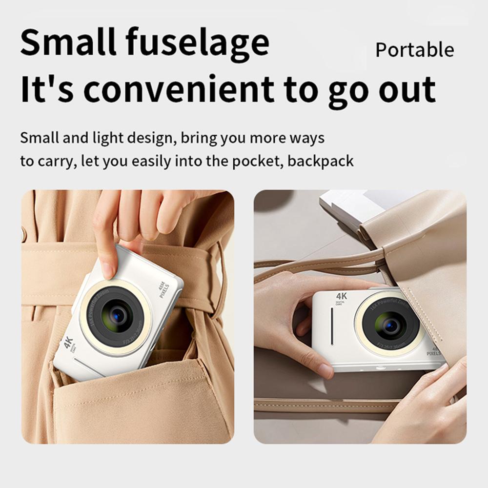 Ψηφιακή κάμερα 4K Ψηφιακή βιντεοκάμερα 48MP Φωτογραφία 2,8 ιντσών Οθόνη 16X Ψηφιακό ζουμ AF Αυτόματη εστίαση