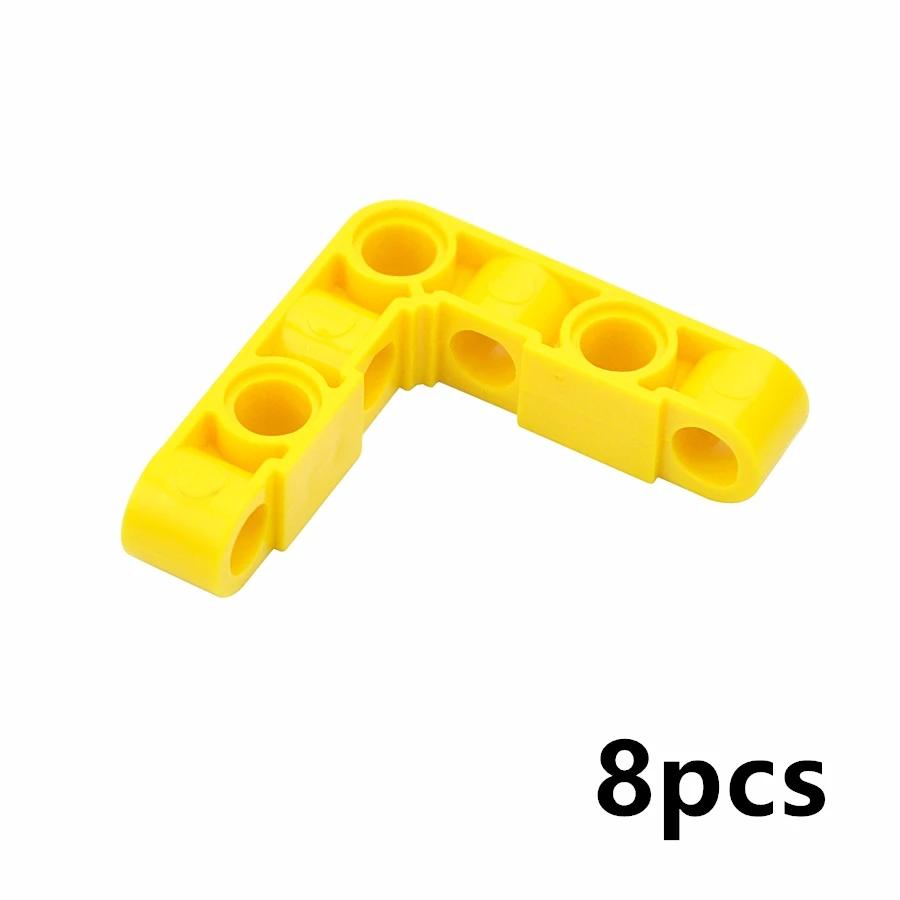 DIY 4x4 bricks assembly parts accessories 4 hole right angle beam Connector coupling building block 8Pcs kids toys