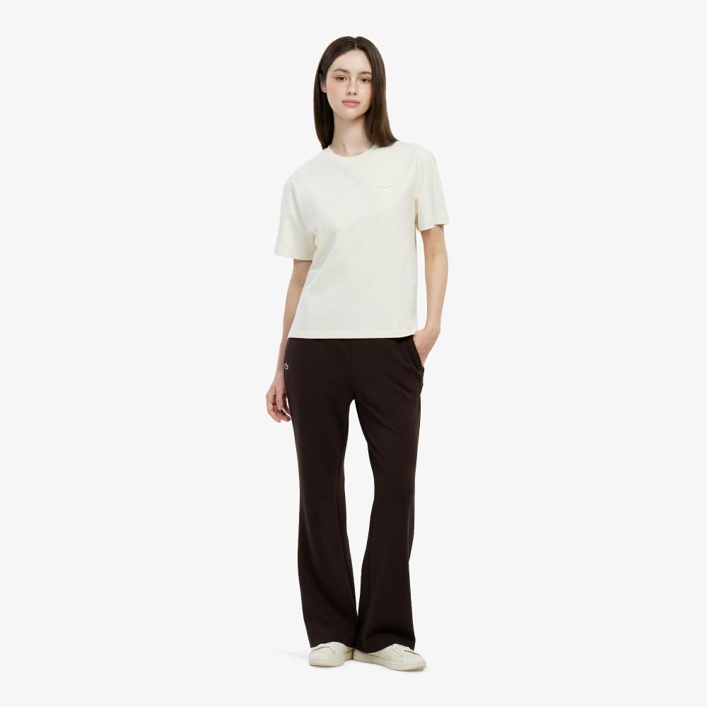 Lacoste Women's Big Croc Short Sleeve T-Shirt TF702E-56GS7G
