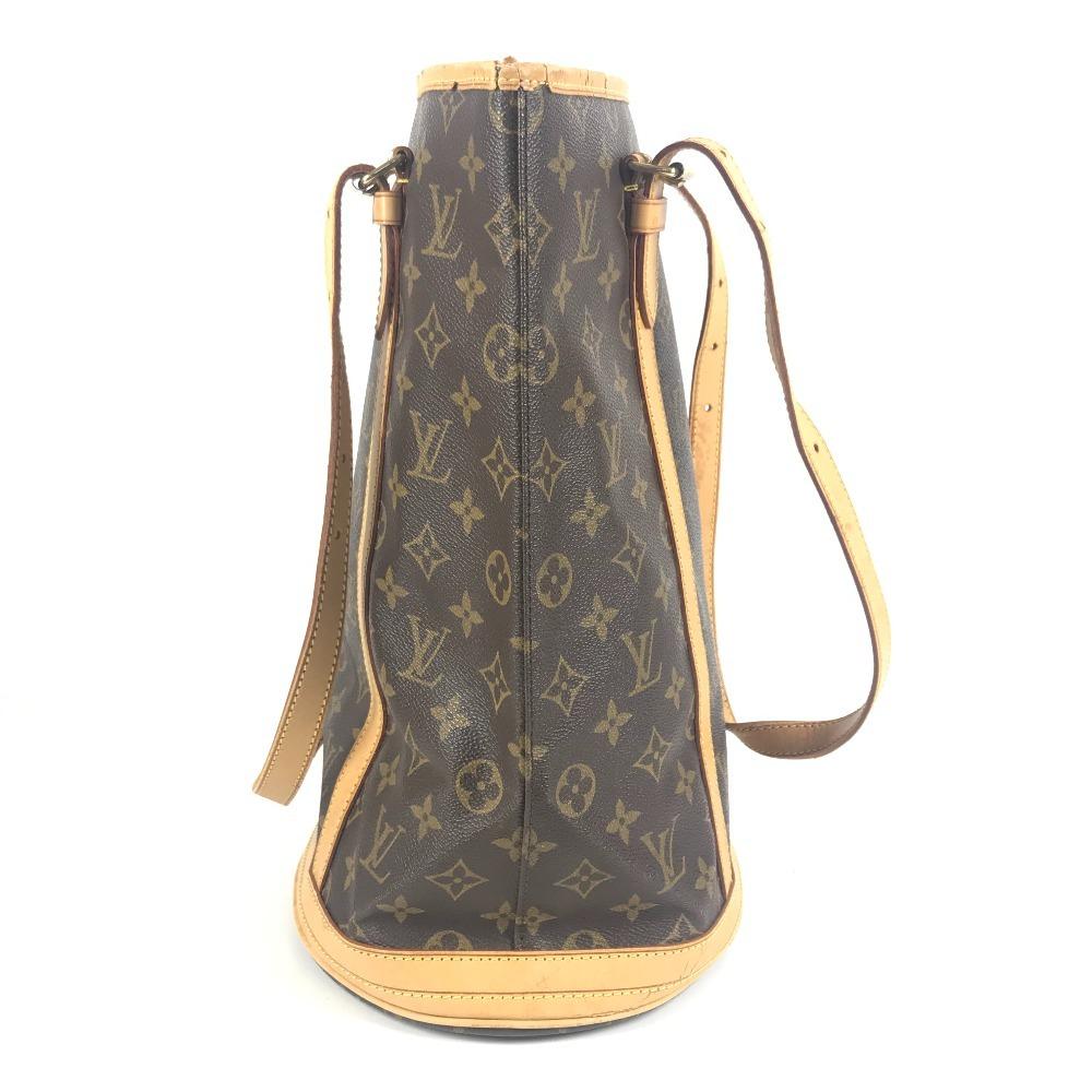 Louis Vuitton M42236 Bolsa Tote Ombro Monogram Bucket GM Marrom