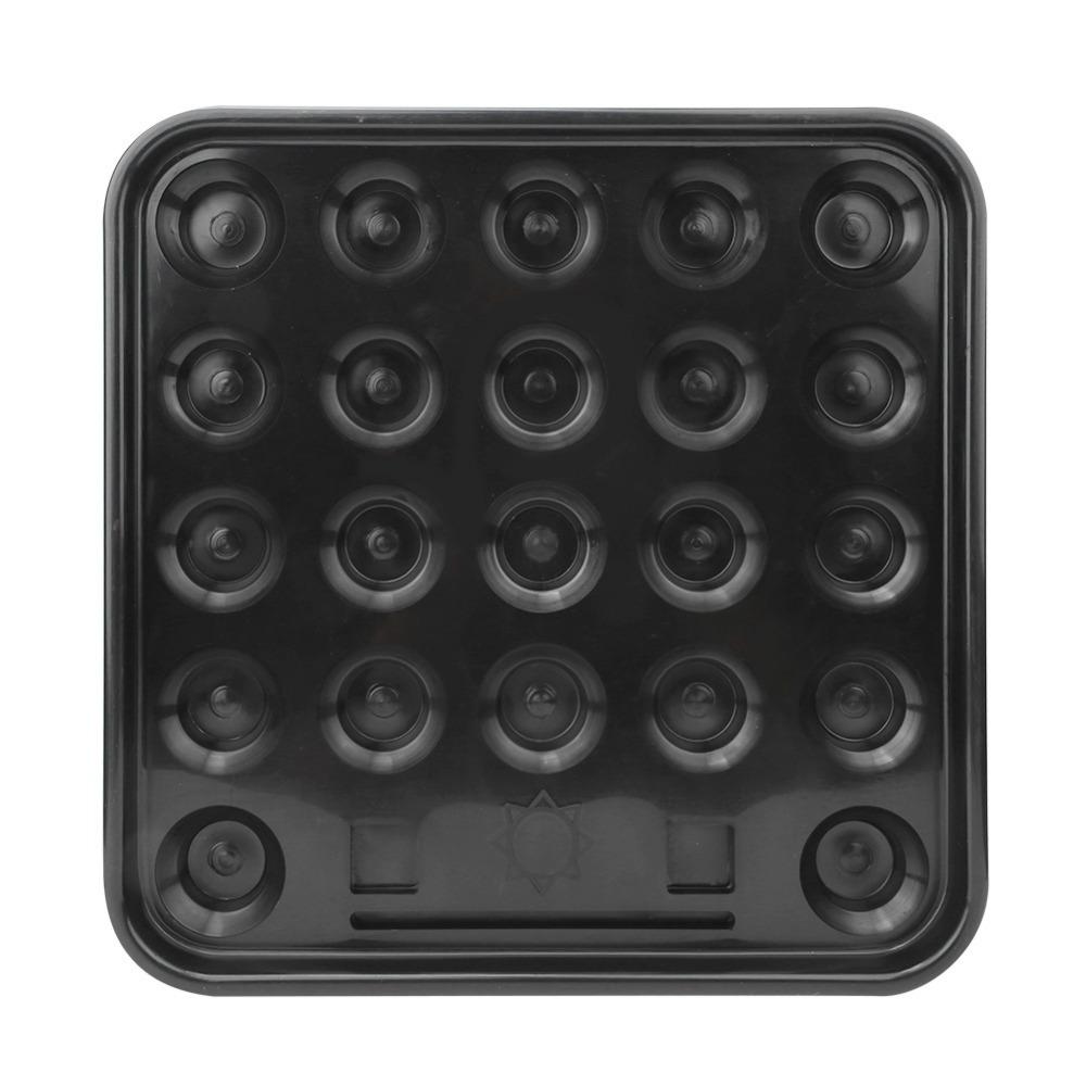 Low Profile Billiard Ball Tray Plastic Black Plastic Billiard Ball Snooker Ball Tray Game Room чёрный