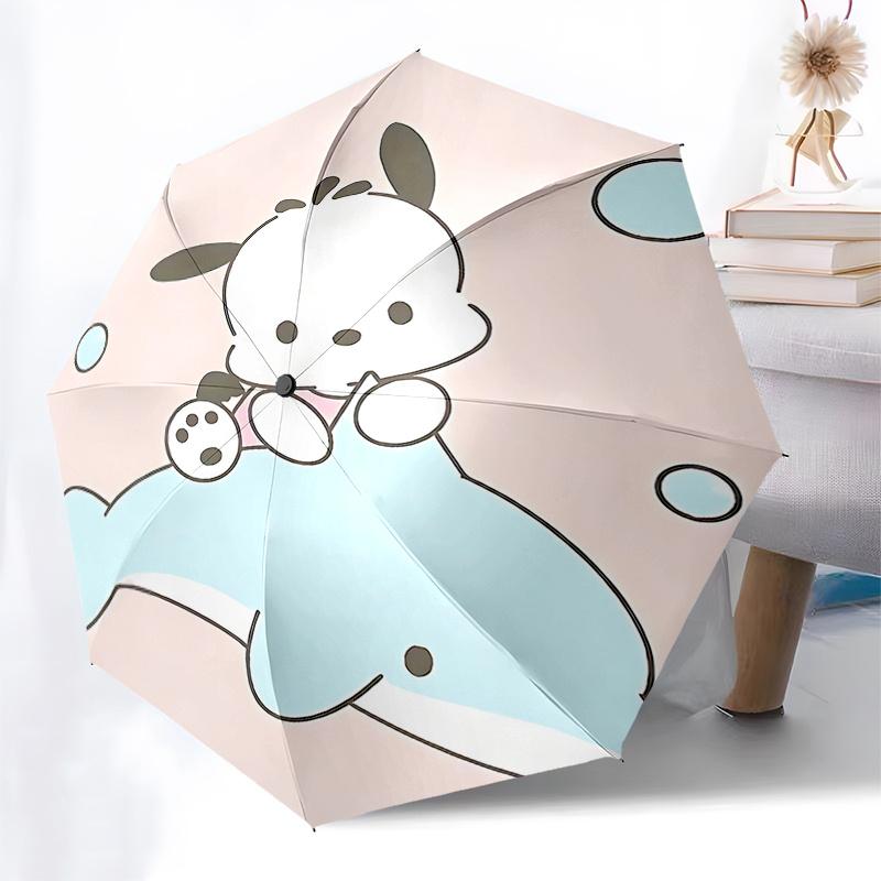 1pc Kawaii Cute Whale Umbrella - Automatic Open Close with Foldable Design, Iron Frame for Outdoor Use, Perfect Gift for Fans, Travelers, Daily Use, F