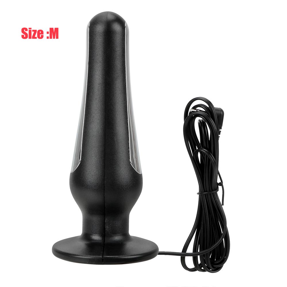 Electro Shock Anal Butt Plug Jump Eggs Clit Stimulator Dildo Vibrator E-stim Prostate Massager Expand Anus Vagina Device Sex Toy