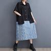 Contrast Color Patchwork Pocket Female Dress ZMY1059