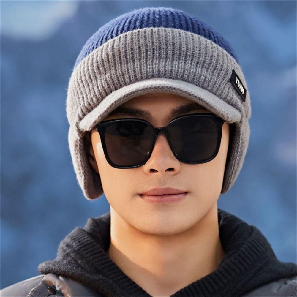 Dual Tone Dad Hat Keep Warm Couples Hats Stylish Baseball Cap  Outdoor Activities