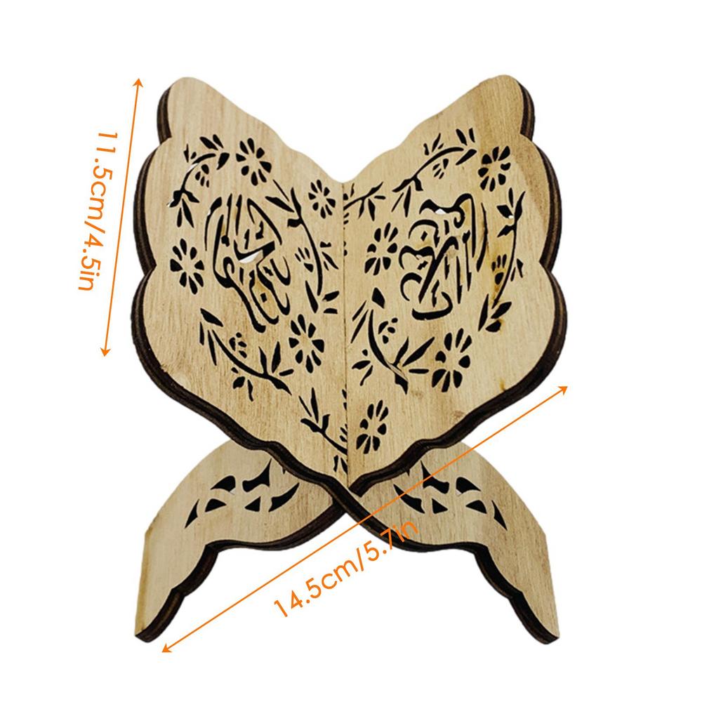 Деревянная подставка для Корана, складная, стойка для чтения Священной Библии, мусульманская религиозная подставка для молитвенной книги, держатель для поддержки Корана